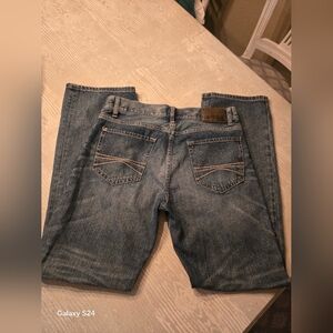Men's Blue Jeans EXPRESS Kingston Classic Boot Cut 33x34 100% Cotton
